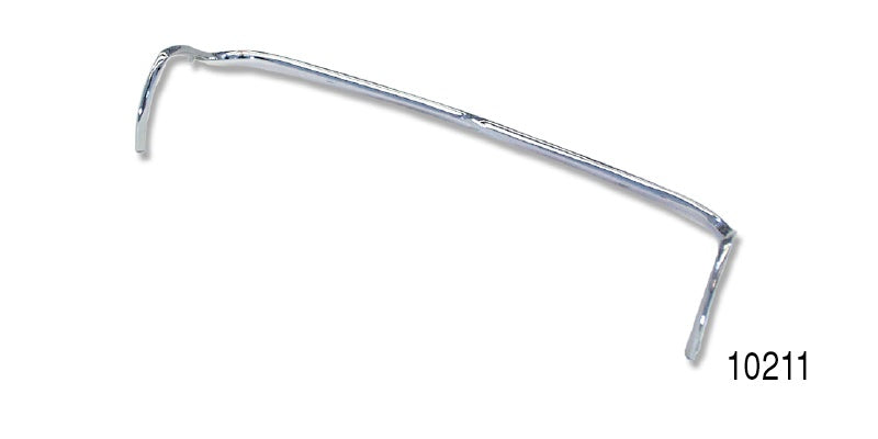 10211 - Danchuk 1957 Chevy Instrument Cluster Upper Moulding, Stainless