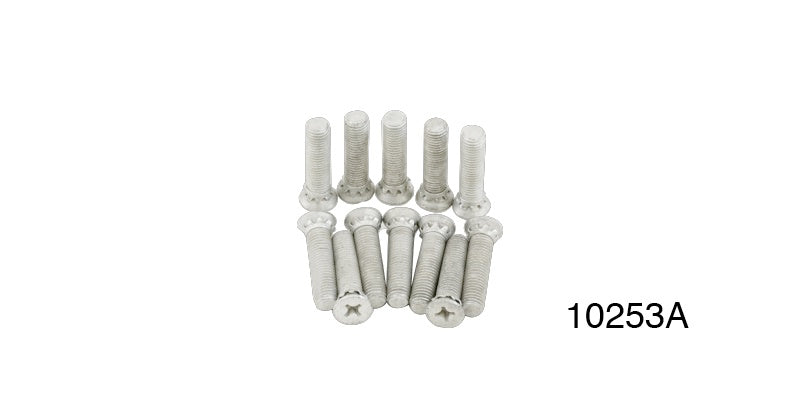 10253a - Danchuk 1955-1957 Chevy Door Striker Screw Set, 4-Door