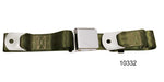 Load image into Gallery viewer, 10332 - 1955-1957 Chevy Driver Quality Front Seat Belt Set, Green
