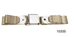 Load image into Gallery viewer, 10335 - 1955-1957 Chevy Driver Quality Front Seat Belt Set, Tan