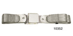 Load image into Gallery viewer, 10352 - 1955-1957 Chevy Driver Quality Rear Seat Belt Set, Silver