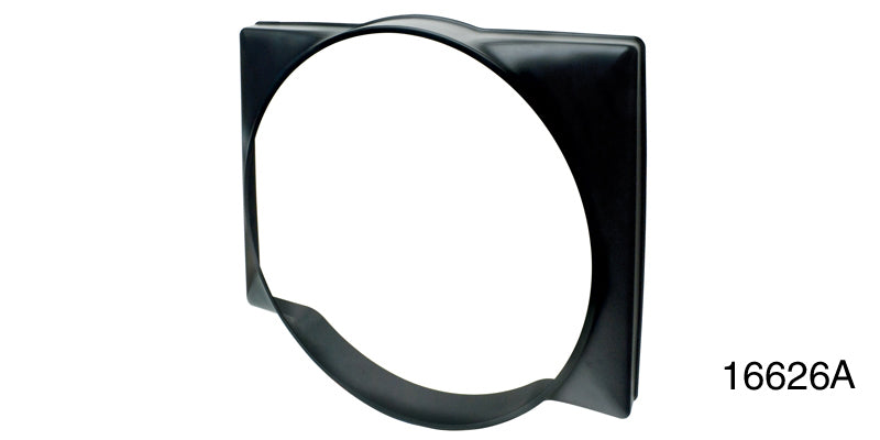 16626a - Danchuk 1955-1957 Steel Fan Shroud, Black Powder Coated, V8 In Stock V8 Position