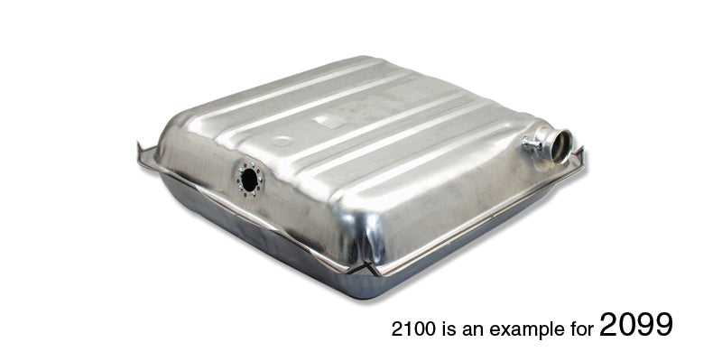 2099 - 1955-1956 Chevy Original Design Gas Tank, exc. Nomad, Wagon & Sedan Delivery, 16-Gallon (Best) (OS)
