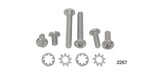Load image into Gallery viewer, 2267 - Danchuk 1955-1957 Chevy Wiper Motor and Drive Mounting Screws, Set