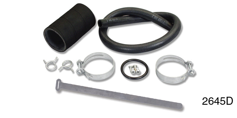 2645d - 1957 Chevy Gas Tank Filler and Vent Hose Kit, exc. Nomad & Wagon