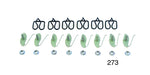 Load image into Gallery viewer, 273 - Danchuk 1956 Chevy Moulding Clip Set, 150 & 210 Front Fender
