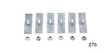 Load image into Gallery viewer, 275 - Danchuk 1956 Chevy Moulding Clip Set, 210 Quarter Panel Paint Divider