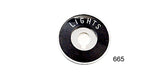 Load image into Gallery viewer, 665 - Danchuk 1955-1956 Chevy Lights Dash Bezel with Chrome Plate