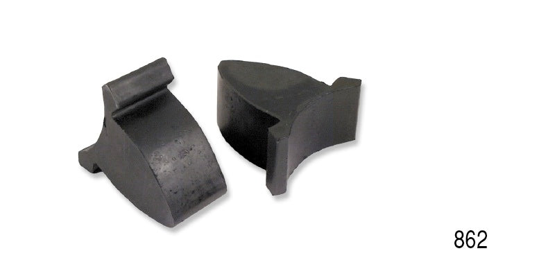 862 - Danchuk 1955-1957 Chevy Lower Rear Axle Bumpers, Pair (Best)