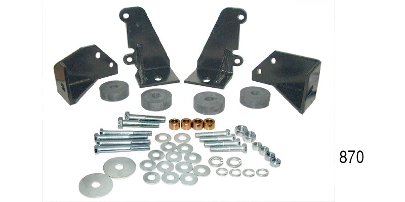870 - Danchuk 1955-1957 Chevy Transmission Side Mount Conversion Kit, TH350-400-700-R4
