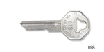 Load image into Gallery viewer, 098 - 1955-1957 Chevy Ignition and Door Key Blank, Uncut
