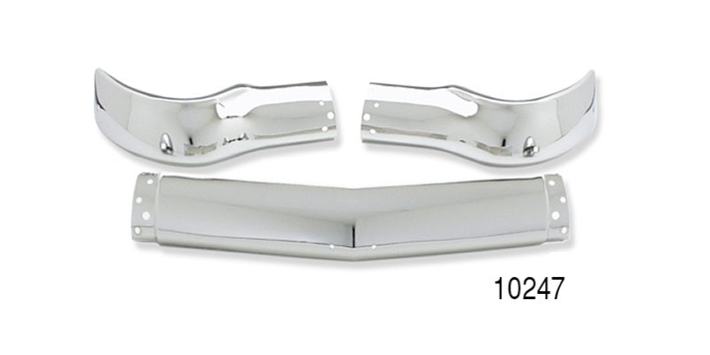 10247 - 1956 Chevy 3-Piece Front Chrome Bumper (OS)