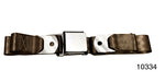 Load image into Gallery viewer, 10334 - 1955-1957 Chevy Driver Quality Front Seat Belt Set, Dark Brown
