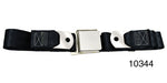 Load image into Gallery viewer, 10344 - 1955-1957 Chevy Driver Quality Rear Seat Belt Set, Black
