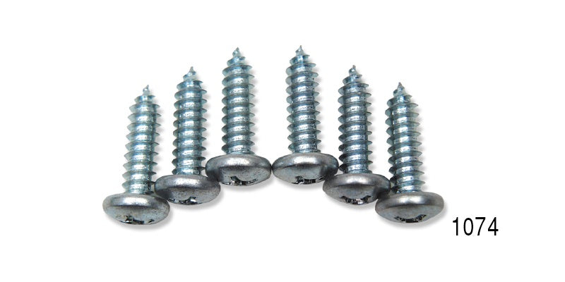 1074 - 1957 Chevy Bel Air Armrest and Bracket Screws, Pack of 6