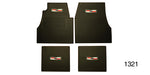 Load image into Gallery viewer, 1321 - Danchuk 1955-1957 Chevy Floor Mats with Crest Logo, Black
