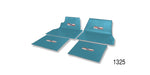 Load image into Gallery viewer, 1325 - Danchuk 1955-1957 Chevy Floor Mats with Crest Logo, Turquoise
