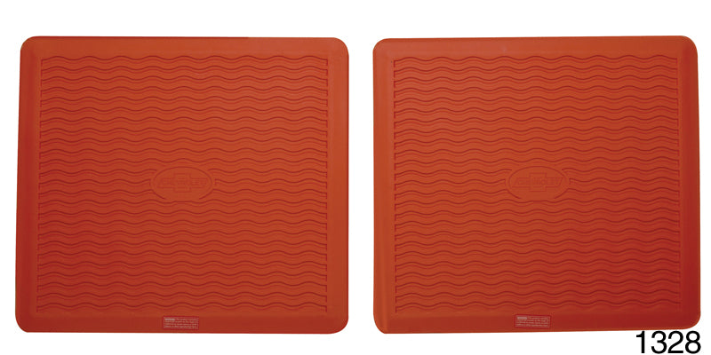 1328 - Danchuk 1955-1956 Chevy Factory Accessory Floor Mats, Red