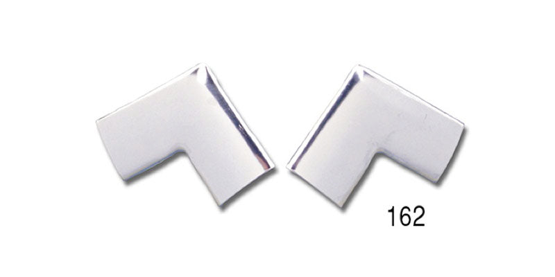 162 - Danchuk 1955-1957 Chevy Rear Window Corner Mouldings, Sedan
