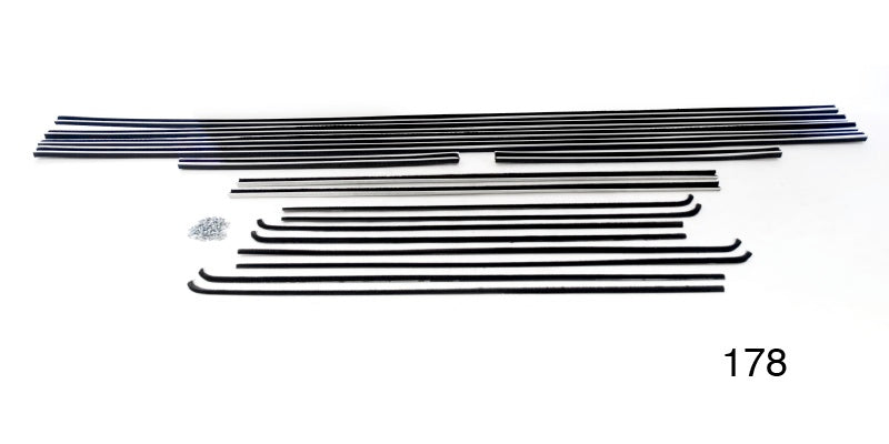 178 - Danchuk 1955-1957 Chevy Window Fur Channel Weatherstrip Kit, 2-Door Station Wagon (Best) (OS)