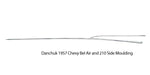 Load image into Gallery viewer, 18065 - Danchuk 1957 Chevy Bel Air &amp; 210 Side Moulding, Upper Quarter Long Piece, Passenger Side, 4-Door Sedan &amp; Wagon (OS)
