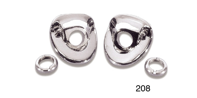 208 - Danchuk 1955 Chevy Windshield Wiper Escutcheons, 150