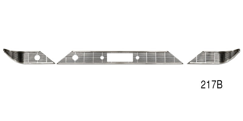 217b - Danchuk 1956 Chevy Dash Trim Set, Bel Air