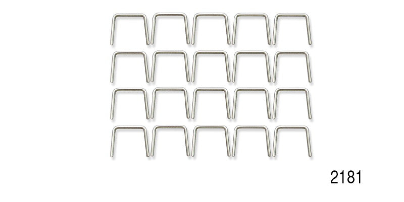 2181a - Danchuk 1955-1956 Chevy Stainless A-Arm Dust Shield Staples, Bulk Package