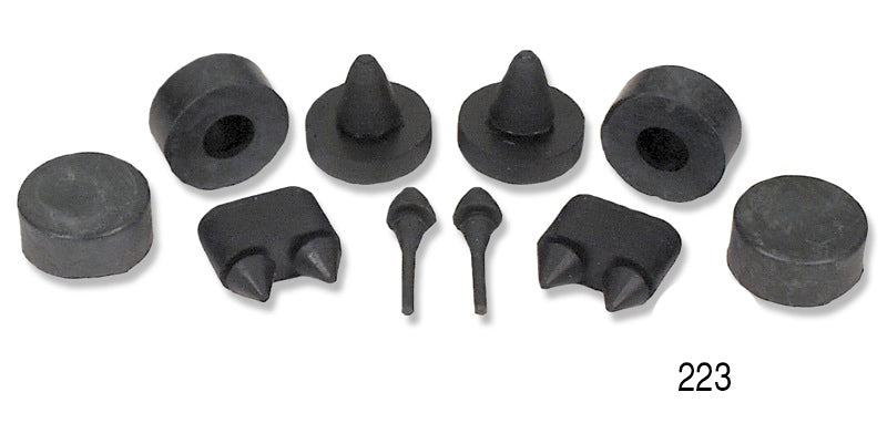 223 - Danchuk 1955-1957 Chevy Rubber Bumper Kit, 2-Door Hardtop, Convertible and Nomad