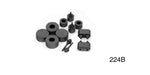 Load image into Gallery viewer, 224b - Danchuk 1955-1957 Chevy Rubber Bumper Kit, 2-Door Wagon
