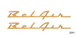 Load image into Gallery viewer, 2341 - Danchuk 1957 Chevy Forged Aluminum Bel Air Script, Show Quality, Pair
