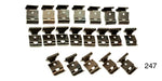 Load image into Gallery viewer, 247 - Danchuk 1955-1957 Chevy Rear Window Moulding Clips
