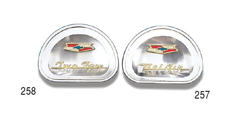 257 - Danchuk 1957 Chevy Horn Cap Emblem, Bel Air