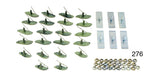 Load image into Gallery viewer, 276 - Danchuk 1956 Chevy Moulding Clip Set, 210 Long Quarter Panel
