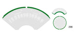 Load image into Gallery viewer, 298b - Danchuk 1955-1956 Chevy Clock Face Dash Lens, Standard &amp; Automatic, Also 1958-1962 Corvette
