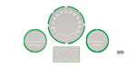Load image into Gallery viewer, 300 - Danchuk 1957 Chevy Dash Lens Set
