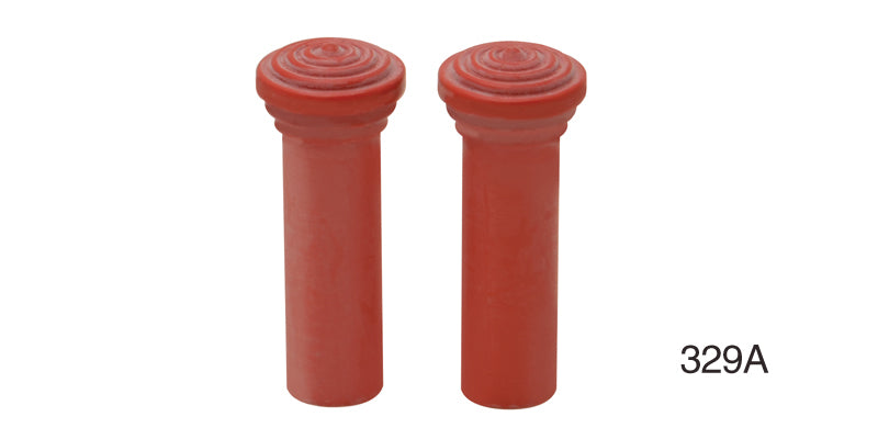 329a - 1955-1957 Chevy Door Lock Knobs, Red