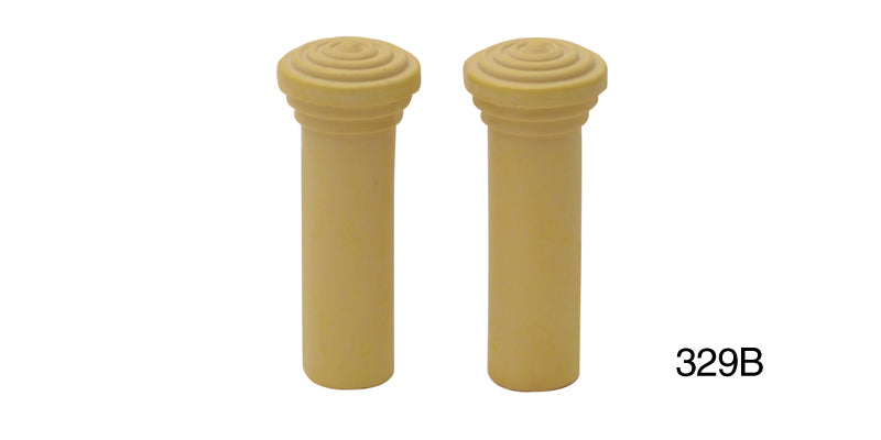 329b - 1955-1957 Chevy Door Lock Knobs, Yellow