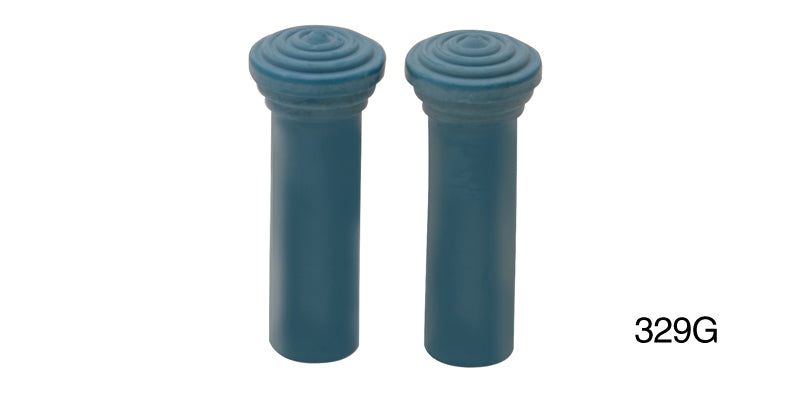 329g - 1955-1957 Chevy Door Lock Knobs, Light Blue
