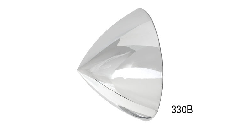 330B - Danchuk 1957 Chevy Chrome Bumper Bullets, Smoothie Style, Pair