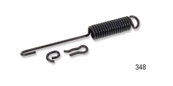 348 - Danchuk 1955-1956 Chevy Clutch Pedal Return Spring and Hanger Set (Best)