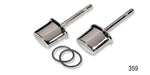 Load image into Gallery viewer, 359 - Danchuk 1955-1957 Chevy Outside Door Handle Push Buttons Only with Springs
