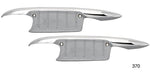 Load image into Gallery viewer, 370 - Danchuk 1957 Chevy Accessory Door Handle Guards, Pair (Best)
