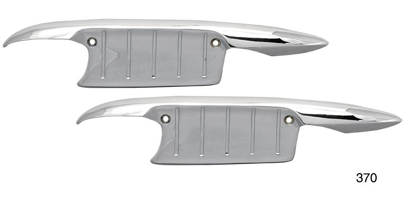 370 - Danchuk 1957 Chevy Accessory Door Handle Guards, Pair (Best)