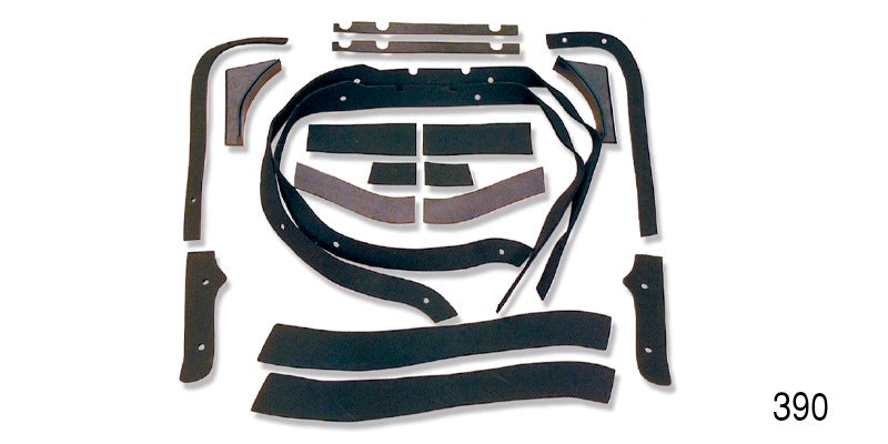 390 - Danchuk 1956 Chevy Fender Anti-Squeak Gasket Kit