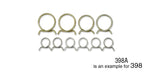 Load image into Gallery viewer, 398 - Danchuk 1955-1956 Chevy Radiator and Heater Hose Clamp Set
