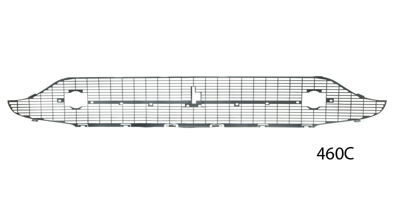 460c - Danchuk 1957 Chevy 210 & 150 Silver Grille, Custom for Smoothie Style Bumper (OS)
