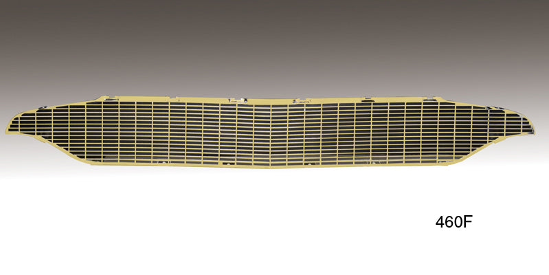 460f - Danchuk 1957 Chevy Bel Air Gold Grille, Custom for Smoothie Style Bumper with Grille Bar Delete (OS)