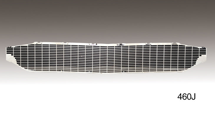 460j - Danchuk 1957 Chevy Chrome Grille, OE Style with Grille Bar Delete (OS)