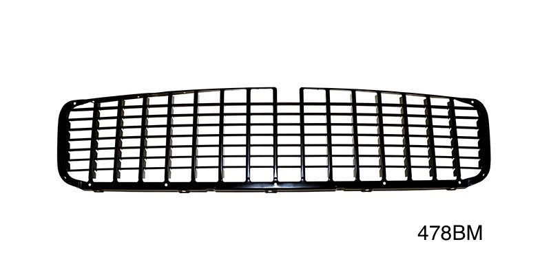 478BM - Danchuk 1955 Chevy Matte Black Powder Coated Grille, Each